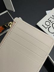 LOEWE | Suna Fujita zippered card holder beige - 4