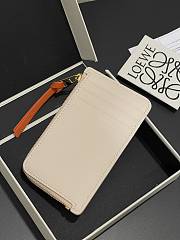 LOEWE | Suna Fujita zippered card holder beige - 3