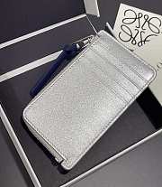 LOEWE | Suna Fujita zippered card holder silver - 5