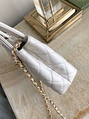 CHANEL | Small Kelly Bag in 24P Shiny Distressed White - 3