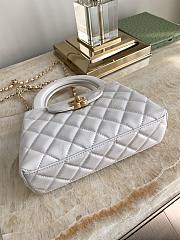 CHANEL | Small Kelly Bag in 24P Shiny Distressed White - 2