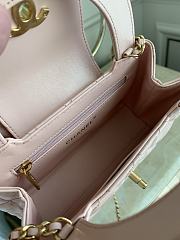 CHANEL | Small Kelly Bag in 24P Shiny Distressed Pink - 6