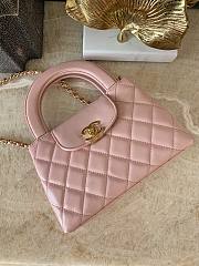 CHANEL | Small Kelly Bag in 24P Shiny Distressed Pink - 4