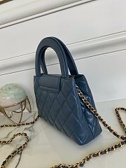 CHANEL | Small Kelly Bag in 24P Shiny Distressed Blue - 2