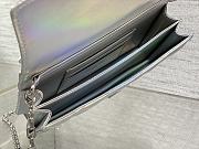 DIOR | Lady Handbag in Silver with Pearl Chain - 5