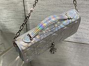 DIOR | Lady Handbag in Silver with Pearl Chain - 2