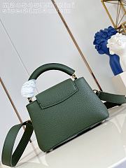 LOUIS VUITTON | Capucines Mini Taurillon In Green - 6