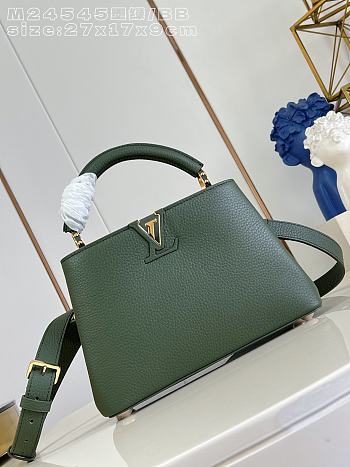 LOUIS VUITTON | Capucines BB Taurillon In Green