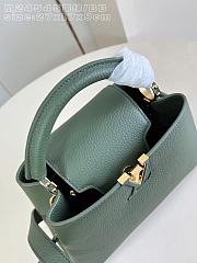 LOUIS VUITTON | Capucines BB Taurillon In Green - 3