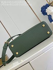 LOUIS VUITTON | Capucines MM Taurillon In Green - 3