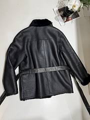 MIUMIU | Leather Jacket In Black  - 4