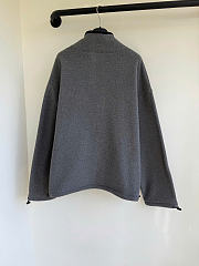 MIUMIU | Fleece sweatshirt in grey - 5