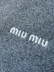 MIUMIU | Fleece sweatshirt in grey - 2