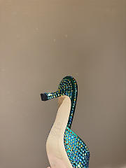 Jimmy Choo Handcrafted Pearl & Rhinestone Green - 3