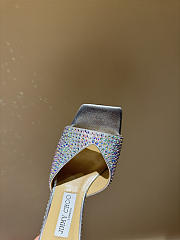 Jimmy Choo Handcrafted Pearl & Rhinestone Silver - 4