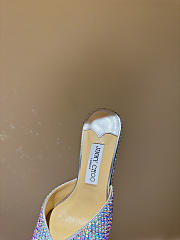 Jimmy Choo Handcrafted Pearl & Rhinestone Silver - 3