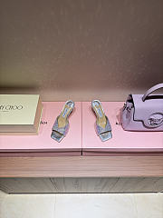 Jimmy Choo Handcrafted Pearl & Rhinestone Silver - 2