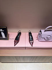 CELINE | New Kitten Heel Sandals Burgundy - 3