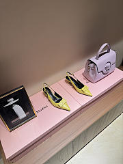 CELINE | New Kitten Heel Sandals Yellow - 6