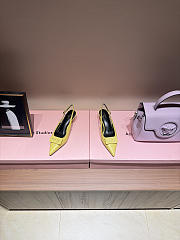CELINE | New Kitten Heel Sandals Yellow - 5