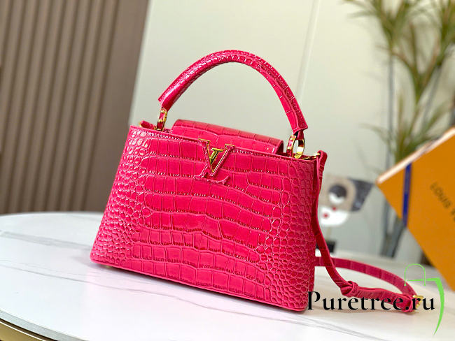 LOUIS VUITTON |  Capucines Cocodrilo Bolsas Rosa Precio Bolsos - 1