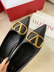 VALENTINO | VLogo Signature leather ballet flats black - 5