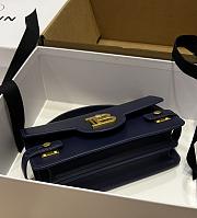BALMAIN Smooth leather B-Buzz 24 bag black - 2