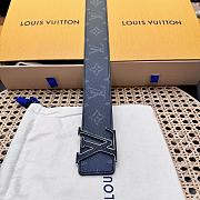 LOUIS VUITTON | Initials 40 mm Taurillon leather belt monogram - 1