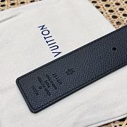 LOUIS VUITTON | Initials 40 mm Taurillon leather belt monogram - 3