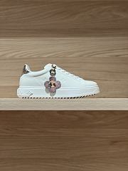 LOUIS VUITTON | Time Out Sneakers 3D pattern of Monogram Flowers 01 - 1