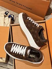 LOUIS VUITTON | Time Out Sneakers 3D pattern of Monogram Flowers 05 - 3