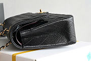 Chanel Classic Double Flap Bag Caviar Golden Black - 4