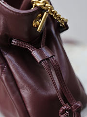 YSL | Saint Laurent Jamie shoulder bag in burgundy - 6