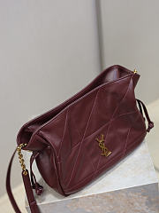 YSL | Saint Laurent Jamie shoulder bag in burgundy - 5