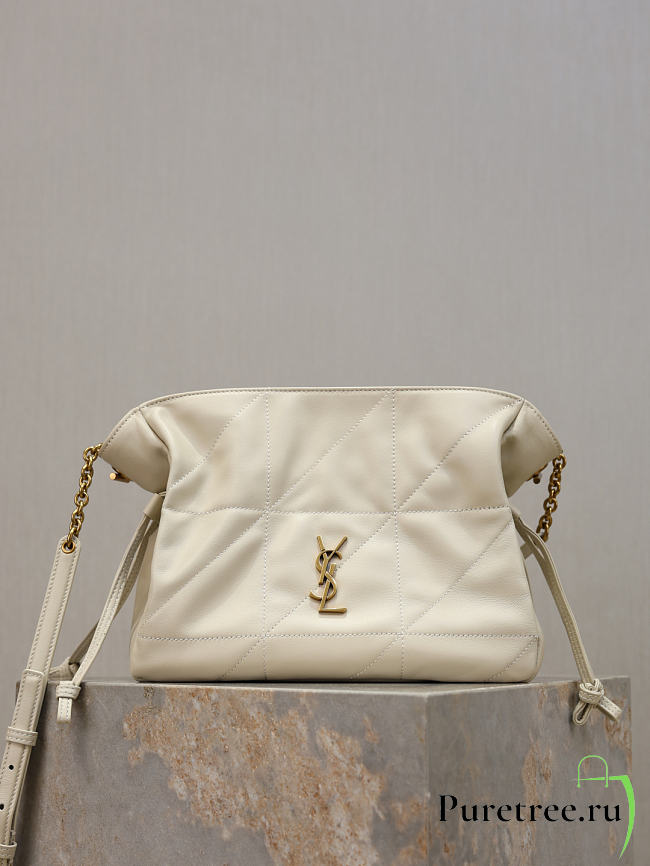 YSL | Saint Laurent Jamie shoulder bag in white - 1