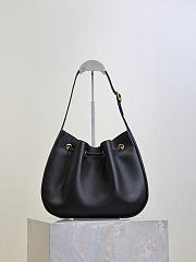 YSL | PARIS VII hobo in grained leather black - 4