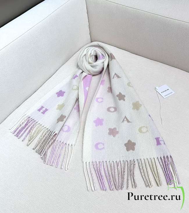 Coach floral scarf 01 - 1