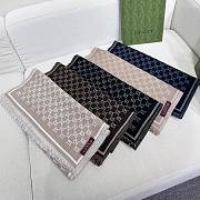 GUCCI | Wool Small GG Logo Scarf 03 - 2