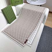 GUCCI | Wool Small GG Logo Scarf 04 - 1