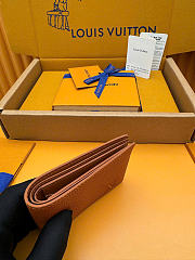 LOUIS VUITTON MULTIPLE AEROGRAM WALLET BROWN - 6