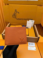 LOUIS VUITTON MULTIPLE AEROGRAM WALLET BROWN - 5