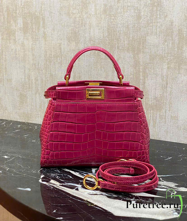 FENDI | Peekaboo Mini Precious skin Pink - 1