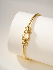 Fred Force bangle in rose gold/gold/silver - 3