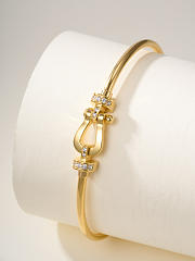 Fred Force bangle in rose gold/gold/silver - 2