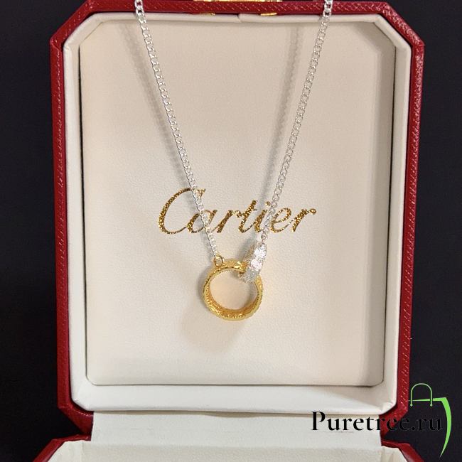 Cartier gold material necklace - 1