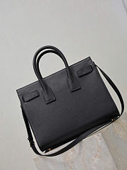 YSL | SAC DE JOUR Grain Leather In Black - 5