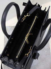 YSL | SAC DE JOUR Grain Leather In Black - 4