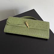 Bottega Veneta Andiamo Clutch Ostrich Leather 01 - 3