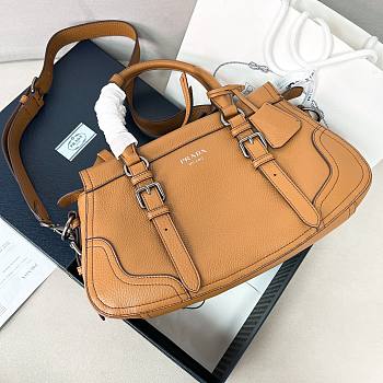 PRADA | Large leather tote bag Caramel