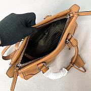 PRADA | Large leather tote bag Caramel - 6